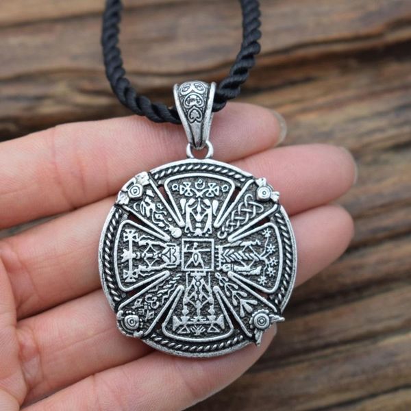 pendant necklaces mysterious ancient pattern rune necklace religious witchcraft jewelry, Silver
pendant necklaces mysterious ancient pattern rune necklace religious witchcraft jewelry, Silver