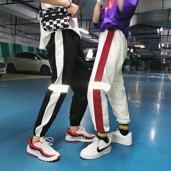 summer hip hop joggers pants harem loose sports harajuku striped patchwork korean men streetwear trousers casual lc773 men's, Black
summer hip hop joggers pants harem loose sports harajuku striped patchwork korean men streetwear trousers casual lc773 men's, Black