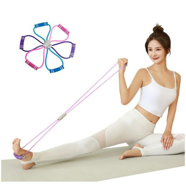 resistance bands fitness band yoga gym equipment pull rope figure 8 elastic chest expander muscle training
resistance bands fitness band yoga gym equipment pull rope figure 8 elastic chest expander muscle training