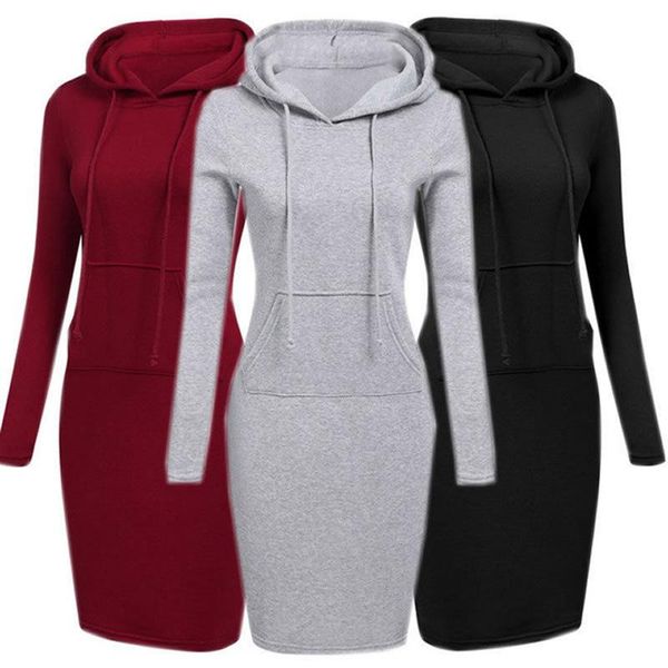 women's hoodies & sweatshirts velvet hooded dress women 2021 autumn winter long sleeve pockets sweatshirt hoody pullovers dresses, Black
women's hoodies & sweatshirts velvet hooded dress women 2021 autumn winter long sleeve pockets sweatshirt hoody pullovers dresses, Black