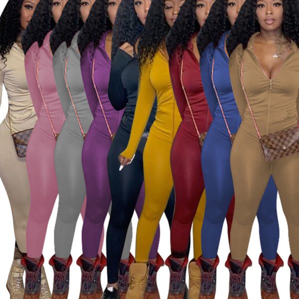 women tracksuits two pieces set designer fall winter solid color long sleeve jacket pants outfits ladies new fashion casual sportwear 539, Gray
women tracksuits two pieces set designer fall winter solid color long sleeve jacket pants outfits ladies new fashion casual sportwear 539, Gray