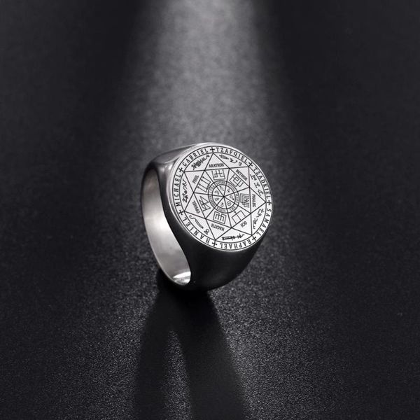 cluster rings cooltime of wicca secret solomon ring stainless steel viking amulet couple kabbalah talisman fashion jewelry, Golden;silver
cluster rings cooltime of wicca secret solomon ring stainless steel viking amulet couple kabbalah talisman fashion jewelry, Golden;silver
