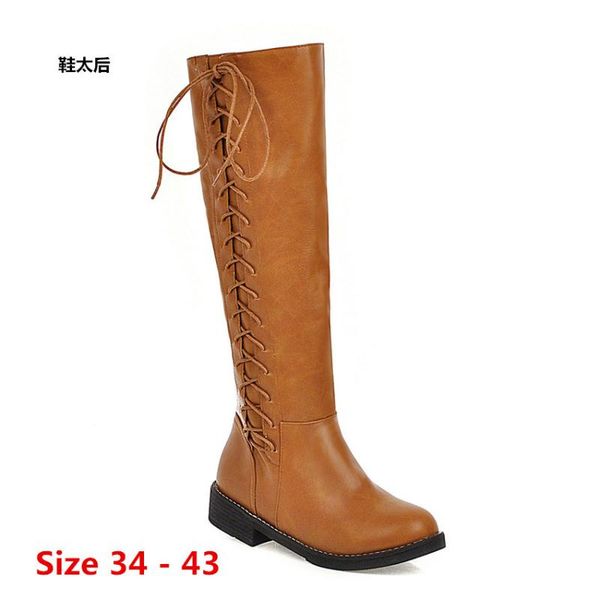 boots knee high female winter british low heel short woman motorcycle women shoes small big size 34 - 43, Black
boots knee high female winter british low heel short woman motorcycle women shoes small big size 34 - 43, Black