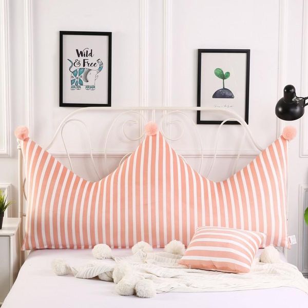 cushion/decorative pillow striped fluffy crown shape bedside large cushion princess style plush ball decoration backrest as gift for cute da
cushion/decorative pillow striped fluffy crown shape bedside large cushion princess style plush ball decoration backrest as gift for cute da