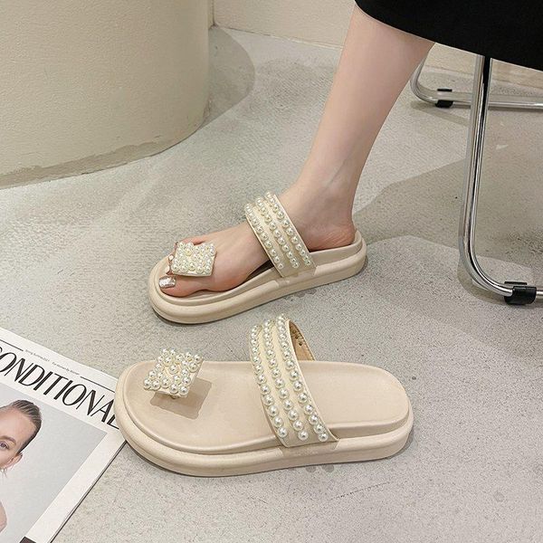 slippers flat platform women clip toe shoes summer elegant thick sole slides beige black zapatos mujer
slippers flat platform women clip toe shoes summer elegant thick sole slides beige black zapatos mujer