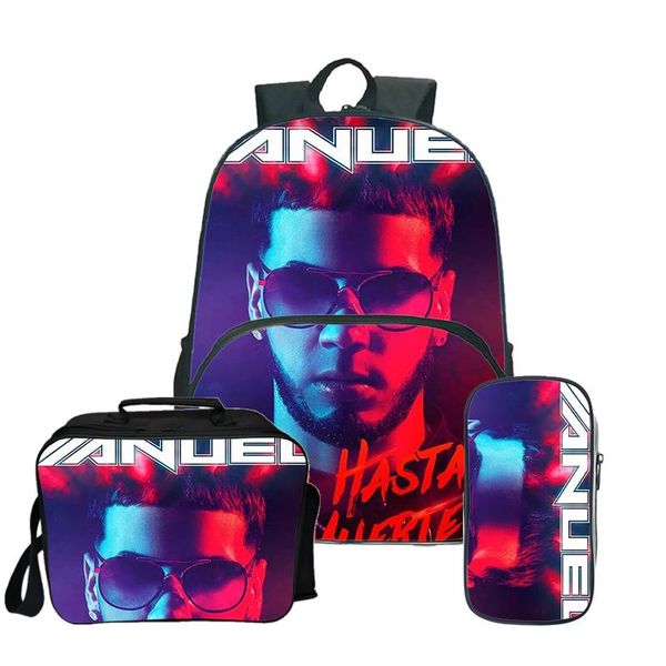 backpack anuel women/men 16 inch female/male school bag for teenage girls boys travel backpacks bookbag pen mochilas 3pcs
backpack anuel women/men 16 inch female/male school bag for teenage girls boys travel backpacks bookbag pen mochilas 3pcs
