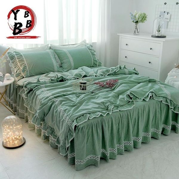 bedding sets ruffles lace luxury 100% cotton twin full king size princess bed set 4/3pcs duvet cover+bed skirt+pillowcases
bedding sets ruffles lace luxury 100% cotton twin full king size princess bed set 4/3pcs duvet cover+bed skirt+pillowcases