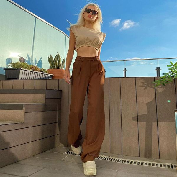women's jeans 2021 pants loose drape straight leg high waist casual trousers retro brown suit women, Blue
women's jeans 2021 pants loose drape straight leg high waist casual trousers retro brown suit women, Blue