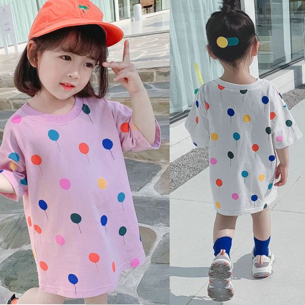 summer baby girls colorful air balloon printing tee dresses kids short sleeve casual long rainbow wave point dress 20220302 h1, Red;yellow
summer baby girls colorful air balloon printing tee dresses kids short sleeve casual long rainbow wave point dress 20220302 h1, Red;yellow