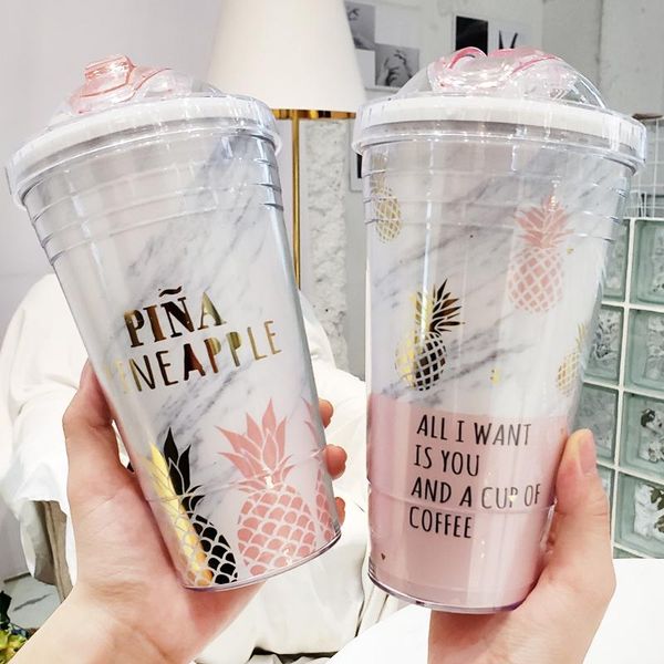 pink pineapple coffee mugs bpa plastic water bottle travel mug portable tea milk juice cup with straw drinkware 420ml 1pc
pink pineapple coffee mugs bpa plastic water bottle travel mug portable tea milk juice cup with straw drinkware 420ml 1pc