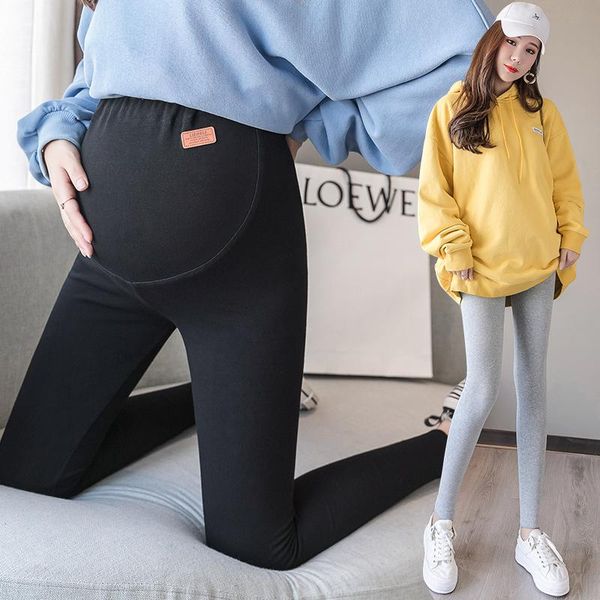 maternity pants cotton solid color belly skinny leggings bottoms clothes for pregnant women stretch slim feet autumn, White
maternity pants cotton solid color belly skinny leggings bottoms clothes for pregnant women stretch slim feet autumn, White