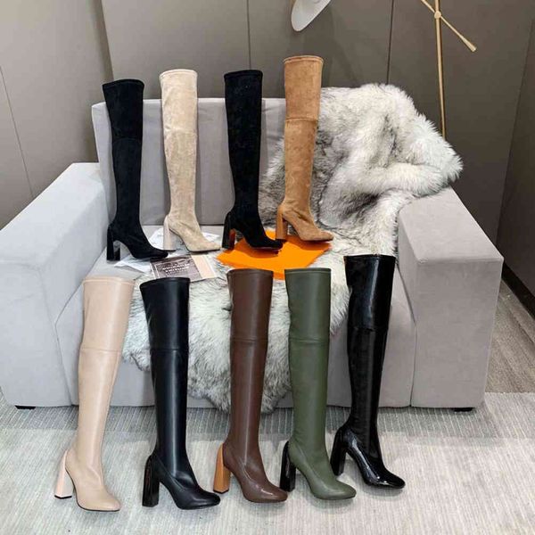 over-knee boots women boot designer designers genuine leather thick heels shoes fashion shoe winter fall with box eu35-41 by shoe02 01, Black
over-knee boots women boot designer designers genuine leather thick heels shoes fashion shoe winter fall with box eu35-41 by shoe02 01, Black