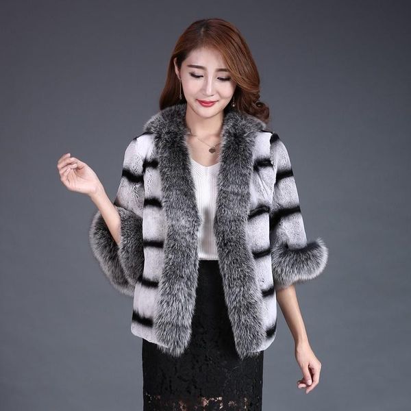 women's fur & faux lady real print rex jacket coat collar autumn winter women trench outerwear coats plus size vf4052, Black
women's fur & faux lady real print rex jacket coat collar autumn winter women trench outerwear coats plus size vf4052, Black