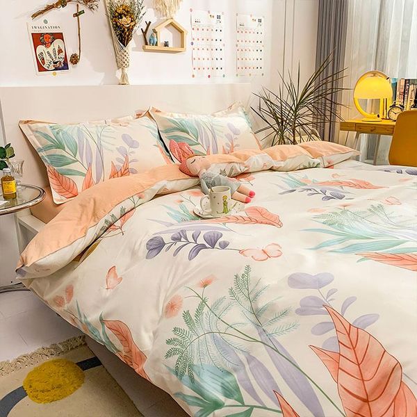 bed pure cotton 4pcs100 nordic style ins sheet quilt cover three-piece 4 bedding sets
bed pure cotton 4pcs100 nordic style ins sheet quilt cover three-piece 4 bedding sets