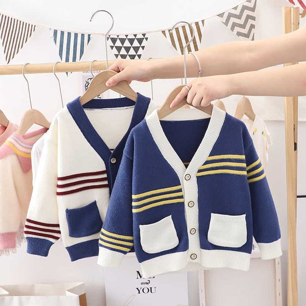 patchwork boys sweaters coats autumn winter children clothes pullover knitting cardigan sweater 2-6 years old kids outwear y1024, Blue
patchwork boys sweaters coats autumn winter children clothes pullover knitting cardigan sweater 2-6 years old kids outwear y1024, Blue