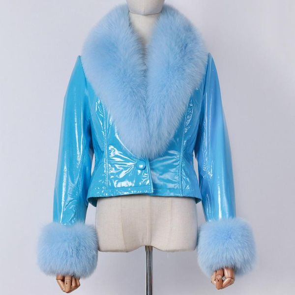 women's leather & faux women real sheepskin fur collar genuine jacket short, Black 
women's leather & faux women real sheepskin fur collar genuine jacket short, Black