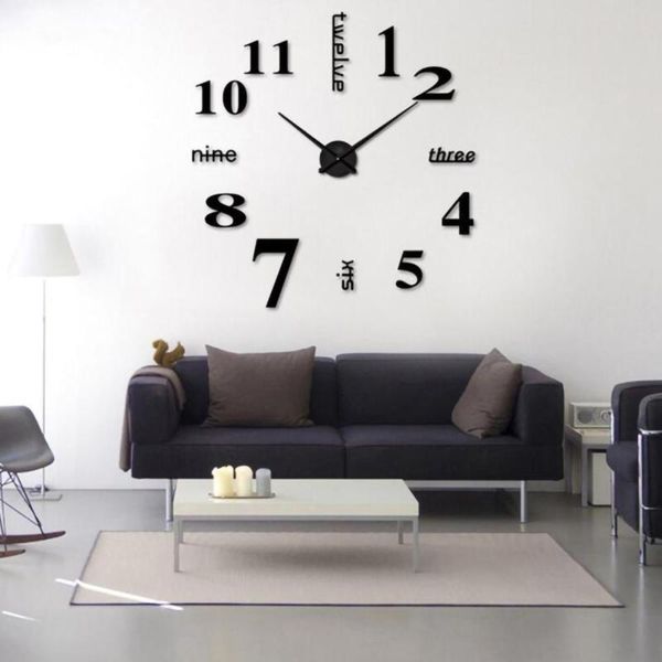 big wall clock sticker diy acrylic frameless affordable needle classic watch brief style home decoration living room kitchen clocks
big wall clock sticker diy acrylic frameless affordable needle classic watch brief style home decoration living room kitchen clocks