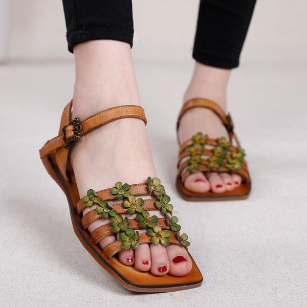 handmade flower buckle strap flat sandals shoes woman plus size original summer 2021 fashion ladies genuine leather, Black
handmade flower buckle strap flat sandals shoes woman plus size original summer 2021 fashion ladies genuine leather, Black