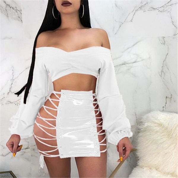 skirts spring summer pu leather skirt women cross lace up split pencil mini dress laee, Black
skirts spring summer pu leather skirt women cross lace up split pencil mini dress laee, Black