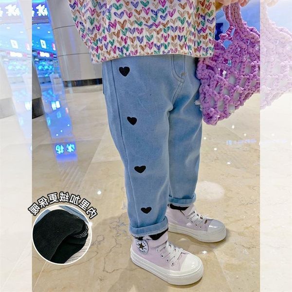 girls plus velvet jeans new winter clothes children's embroidery love trousers kids thick jeans pants, Blue
girls plus velvet jeans new winter clothes children's embroidery love trousers kids thick jeans pants, Blue