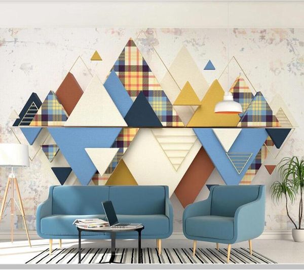 wallpapers papel de parede retro plaid geometric triangle mosaic 3d wallpaper,living room bedroom kitchen wall papers home decor mural
wallpapers papel de parede retro plaid geometric triangle mosaic 3d wallpaper,living room bedroom kitchen wall papers home decor mural