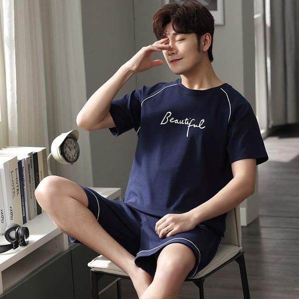 plus size 4xl men's pajamas 100%cotton summer short sleeve t shirt shorts 2 piece set casual cotton home wear male sleepwear, Black;brown
plus size 4xl men's pajamas 100%cotton summer short sleeve t shirt shorts 2 piece set casual cotton home wear male sleepwear, Black;brown