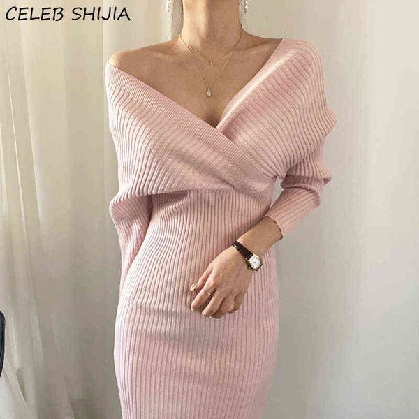 shijia long-sleeved knitted dress woman fall cross v-neck pink knit dress clothing woman autumn and winter korean knitwear work g1214, Black;gray
shijia long-sleeved knitted dress woman fall cross v-neck pink knit dress clothing woman autumn and winter korean knitwear work g1214, Black;gray