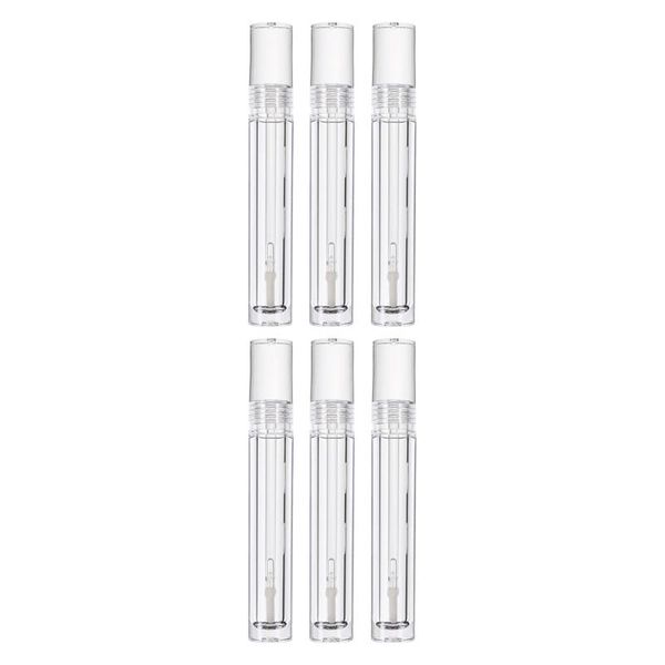 storage bottles & jars 6pcs clear lip gloss tube empty refillable lipstick with rubber sers
storage bottles & jars 6pcs clear lip gloss tube empty refillable lipstick with rubber sers