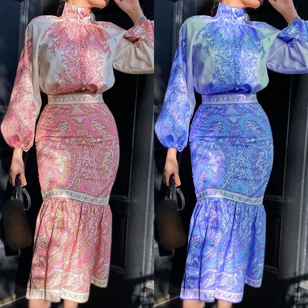women vintage floral printing slim party dress female autumm elegant long lantern sleeve ladies dress stand collar vestido, Black;gray
women vintage floral printing slim party dress female autumm elegant long lantern sleeve ladies dress stand collar vestido, Black;gray