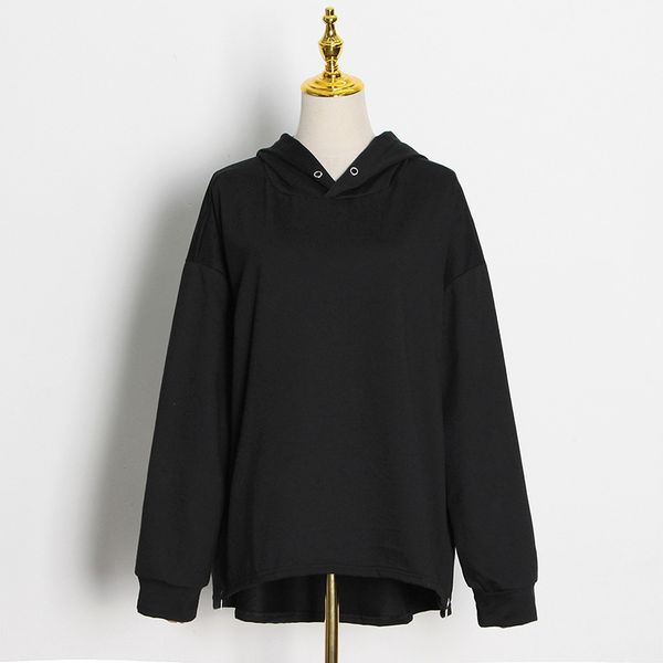 hoodie casual patchwork zipper black sweatshirt for women hooded collar long sleeve loose sweatshirts female fashionable
hoodie casual patchwork zipper black sweatshirt for women hooded collar long sleeve loose sweatshirts female fashionable