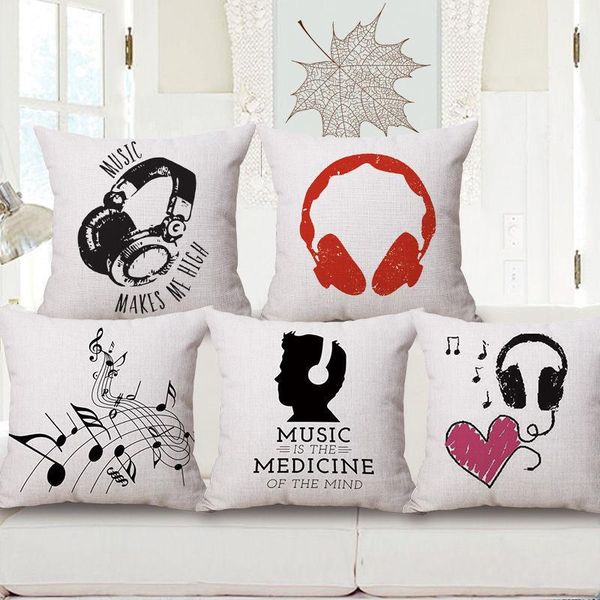 creative music notes cushion cover headset pattern 45*45 cm printing throw pillow case for living room home decoration cushion/decorative
creative music notes cushion cover headset pattern 45*45 cm printing throw pillow case for living room home decoration cushion/decorative