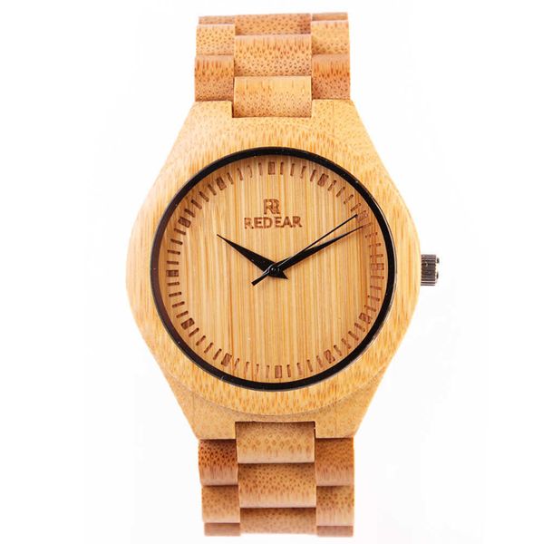 red ear fashion creative wood kono all bamboo watch japanese quartz, Slivery;brown
red ear fashion creative wood kono all bamboo watch japanese quartz, Slivery;brown