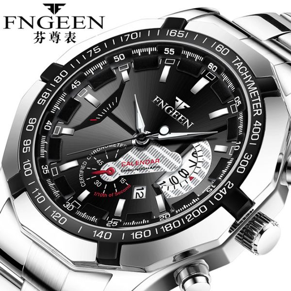 watches men's luminous waterproof calendar fashion quartz student sports steel band large dial non mechanical, Slivery;brown
watches men's luminous waterproof calendar fashion quartz student sports steel band large dial non mechanical, Slivery;brown