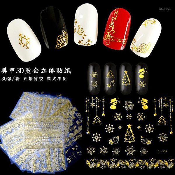 style manicure christmas sticker 3d bronze butterfly stickers lace nail jewelry 30/case1, Yellow
style manicure christmas sticker 3d bronze butterfly stickers lace nail jewelry 30/case1, Yellow