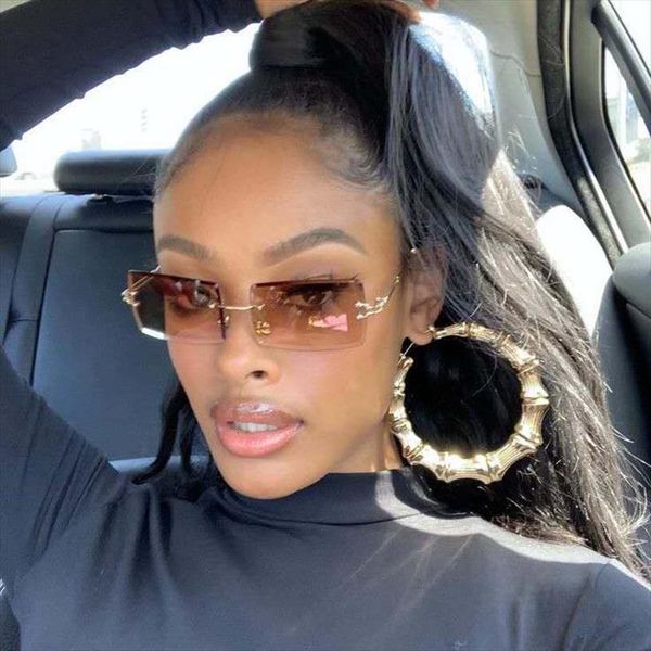 fashion colorful rimless rectangle sunglasses women ladies shades alloysun glasses uv400, White;black
fashion colorful rimless rectangle sunglasses women ladies shades alloysun glasses uv400, White;black