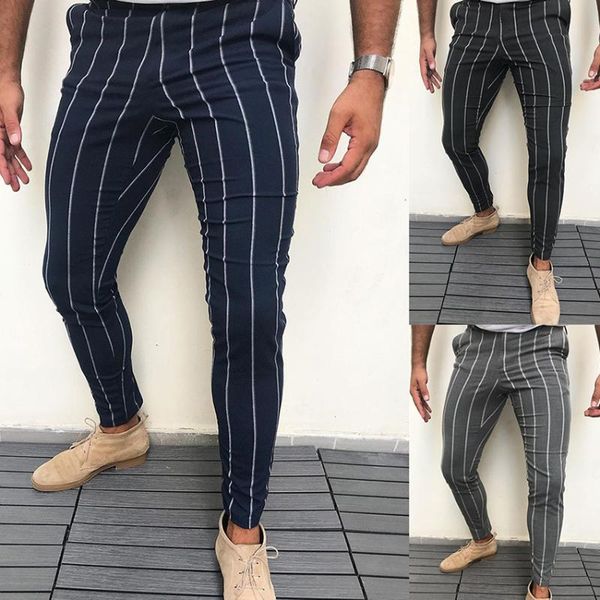 men's pants mens casual trousers skinny stretch stripe slim fit pant plaid fashion men clothing, Black
men's pants mens casual trousers skinny stretch stripe slim fit pant plaid fashion men clothing, Black