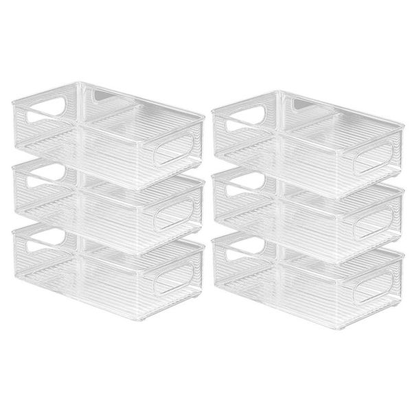 storage bottles & jars 6 pcs refrigerator organizer bins,vegetable with handle stackable fridge clear cabinet for kitchen
storage bottles & jars 6 pcs refrigerator organizer bins,vegetable with handle stackable fridge clear cabinet for kitchen