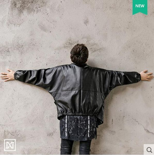 men's fur & faux m-2xl2021 spring and autumn the trend of personality leather clothing male solid color loose pu jacket outerwear, Black
men's fur & faux m-2xl2021 spring and autumn the trend of personality leather clothing male solid color loose pu jacket outerwear, Black
