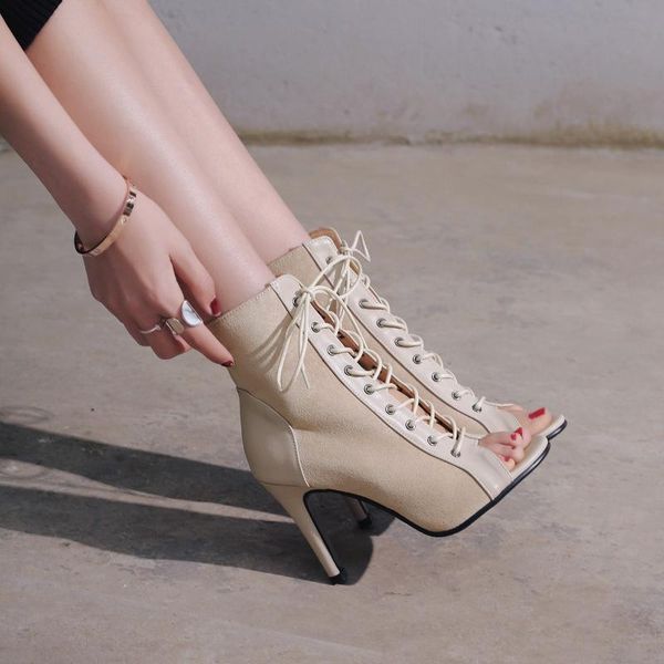 sandals 2022 arrival women ankle boots patchwork peep toe lace up summer thin high heels party shoes ladies plus size 46 47, Black
sandals 2022 arrival women ankle boots patchwork peep toe lace up summer thin high heels party shoes ladies plus size 46 47, Black