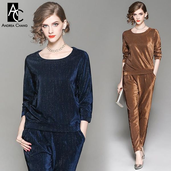 women's two piece pants autumn winter woman clothing set dark blue brown velvet corduroy suit blouse + fashion casual pantsuit two-piec, White
women's two piece pants autumn winter woman clothing set dark blue brown velvet corduroy suit blouse + fashion casual pantsuit two-piec, White