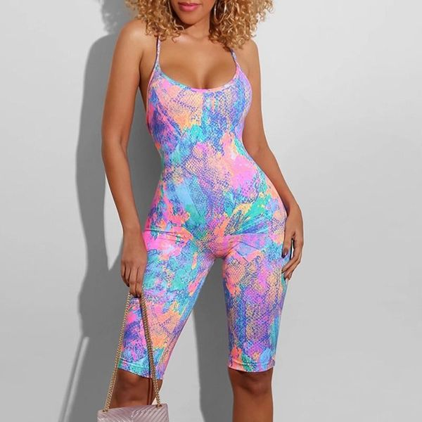 summer fashion tie dye snakeskin printed backless sleeveless skinny playsuits women's jumpsuits & rompers, Black;white
summer fashion tie dye snakeskin printed backless sleeveless skinny playsuits women's jumpsuits & rompers, Black;white