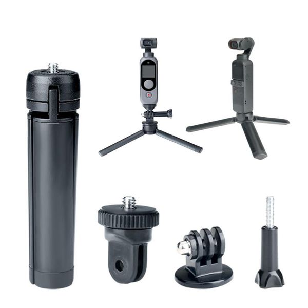aluminum mini tripod for dji pocket 2/fimi palm 2/ 9 8 7 6/osmo action handheld gimbal 1/4 screw adapter camera accessories tripods
aluminum mini tripod for dji pocket 2/fimi palm 2/ 9 8 7 6/osmo action handheld gimbal 1/4 screw adapter camera accessories tripods