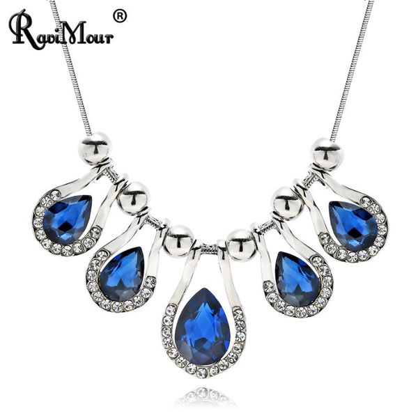 bright crystal statement necklace women fashion jewelry silver chain chokers blue water drop pendant valentine's day party 2021, Golden;silver
bright crystal statement necklace women fashion jewelry silver chain chokers blue water drop pendant valentine's day party 2021, Golden;silver