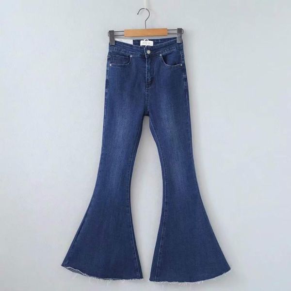 women's jeans navy high waist vintage long flare leg belted women zipper retro stretchy black denim pants, Blue
women's jeans navy high waist vintage long flare leg belted women zipper retro stretchy black denim pants, Blue