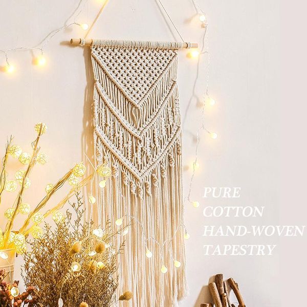 tapestries macrame wall hanging home decoration bohemian handmade woven pure cotton small tapestry geometric art decor beautiful gifts
tapestries macrame wall hanging home decoration bohemian handmade woven pure cotton small tapestry geometric art decor beautiful gifts