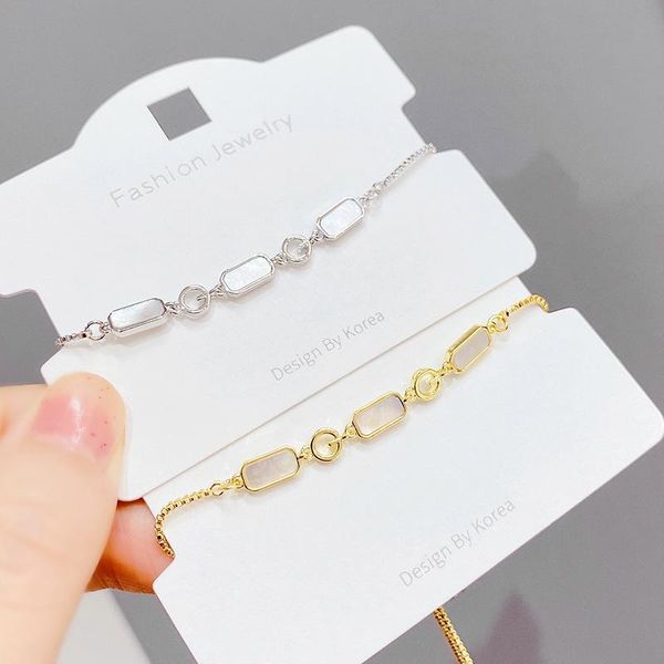 charm bracelets korean fashion and sweet 2021 pull bracelet women's adjustable exquisite shell niche design jewelry, Golden;silver
charm bracelets korean fashion and sweet 2021 pull bracelet women's adjustable exquisite shell niche design jewelry, Golden;silver