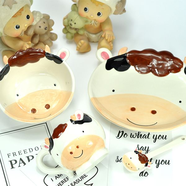 creative ceramic set cartoon sheep cute animals children tableware hand-painted glaze coloring easy to clean
creative ceramic set cartoon sheep cute animals children tableware hand-painted glaze coloring easy to clean