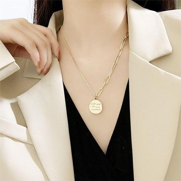 pendant necklaces retro hip-hop necklace, simple temperament,cold wind, disc geometric pendant,clavicle chain,old accessories for women, Silver
pendant necklaces retro hip-hop necklace, simple temperament,cold wind, disc geometric pendant,clavicle chain,old accessories for women, Silver