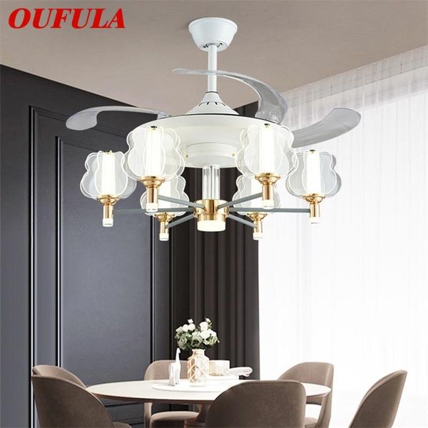 electric fans oufula led ceiling lamp with fan white invisible blade remote control fixtures for living room bedroom restaurant
electric fans oufula led ceiling lamp with fan white invisible blade remote control fixtures for living room bedroom restaurant