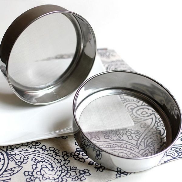 baking & pastry tools 0.28mm stainless steel mesh flour sifter 15cm dia icing sugar shaker sieve cup tool kitchen accessories
baking & pastry tools 0.28mm stainless steel mesh flour sifter 15cm dia icing sugar shaker sieve cup tool kitchen accessories